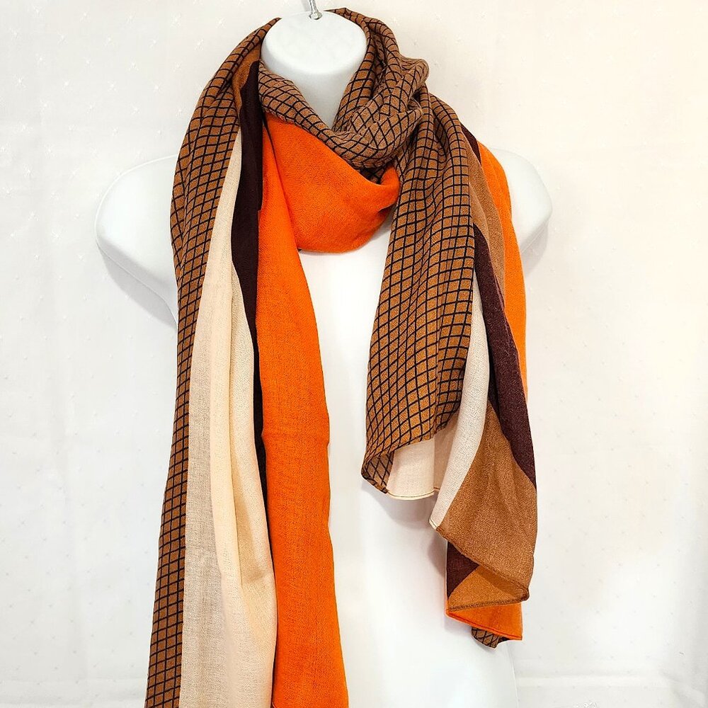 NEW XLarge Bold Breathable Fashion Scarf Shawl Wrap